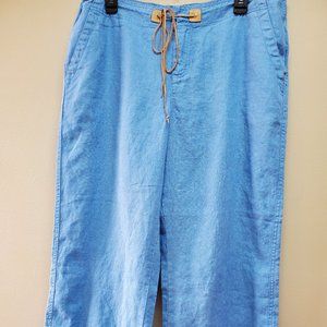 DKNY BLUE 💯 LINEN PANTS